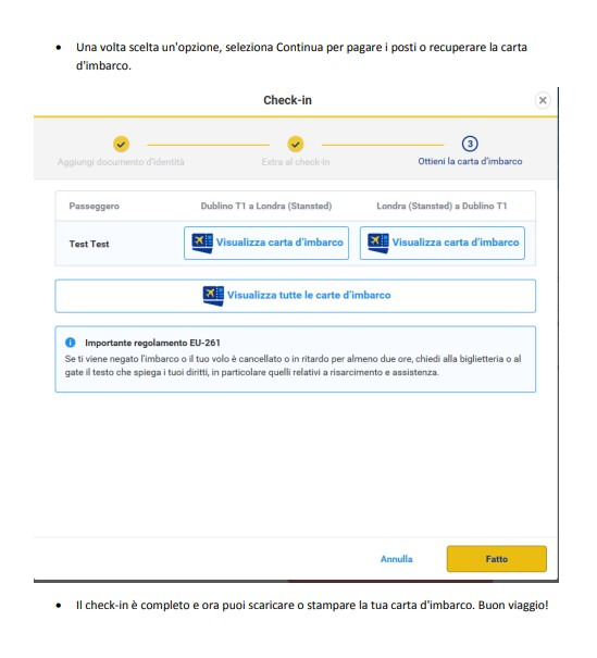 Check-in Ryanair - Come si fa?